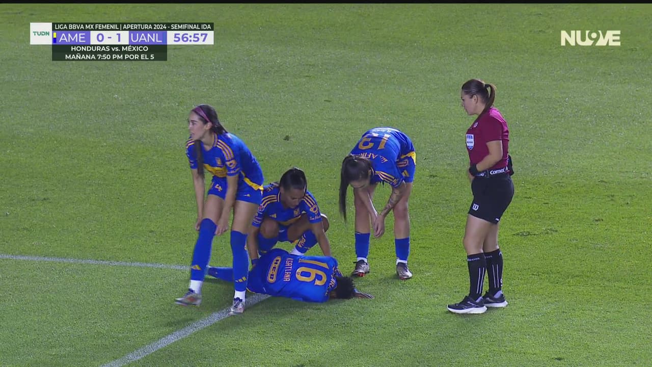 ¡Fuerte golpe para Kgatlana! La jugadora de Tigres enciende las alarmas