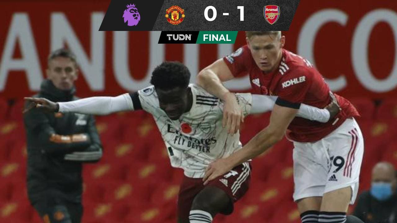 Con gol de Aubameyang, Arsenal superó al Manchester United