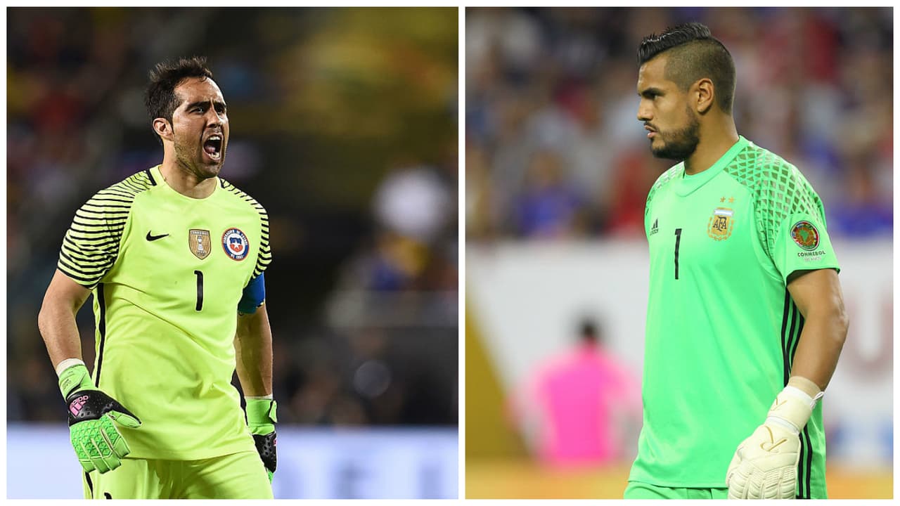 Claudio Bravo y Sergio Romero.