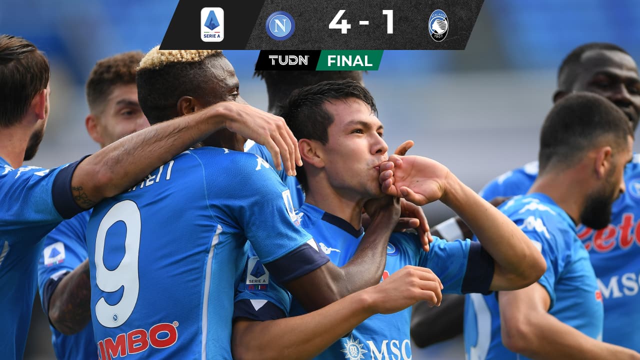 Goleador y líder: Chucky anota doblete en triunfo del Napoli