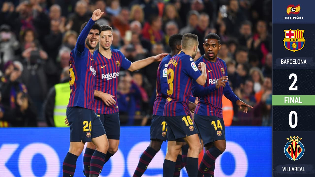 Retoma el buen paso: El Barcelona, sin brillar, se reencontró con la victoria ante el Villarreal