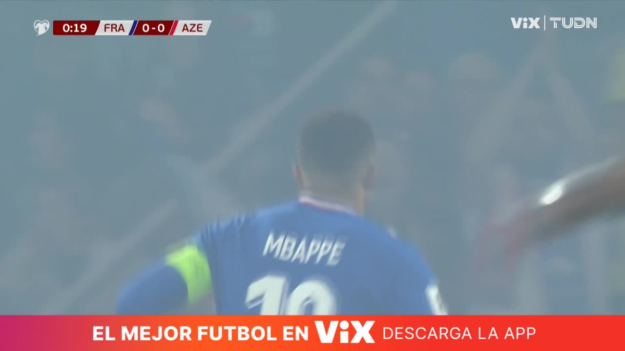 ¡Empezamos bravos! Mbappé amenaza a segundos del inicio y casi cae el primero