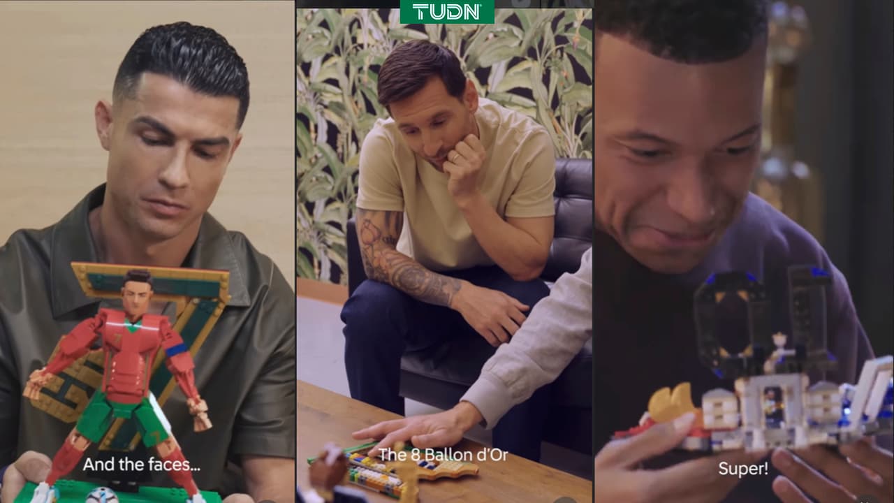 LEGO presenta figuras del Mundial 2026 a Cristiano Ronaldo, Messi y Mbappé