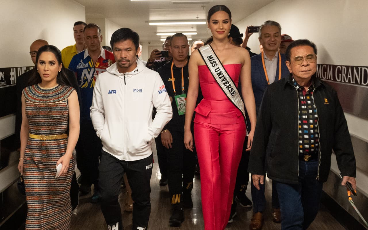 A sus 40 años, Pacquiao calló bocas con un tremendo despliegue de fortaleza y rapidez. Thurman cayó en el primer round y entregó su cetro wélter AMB al filipino.