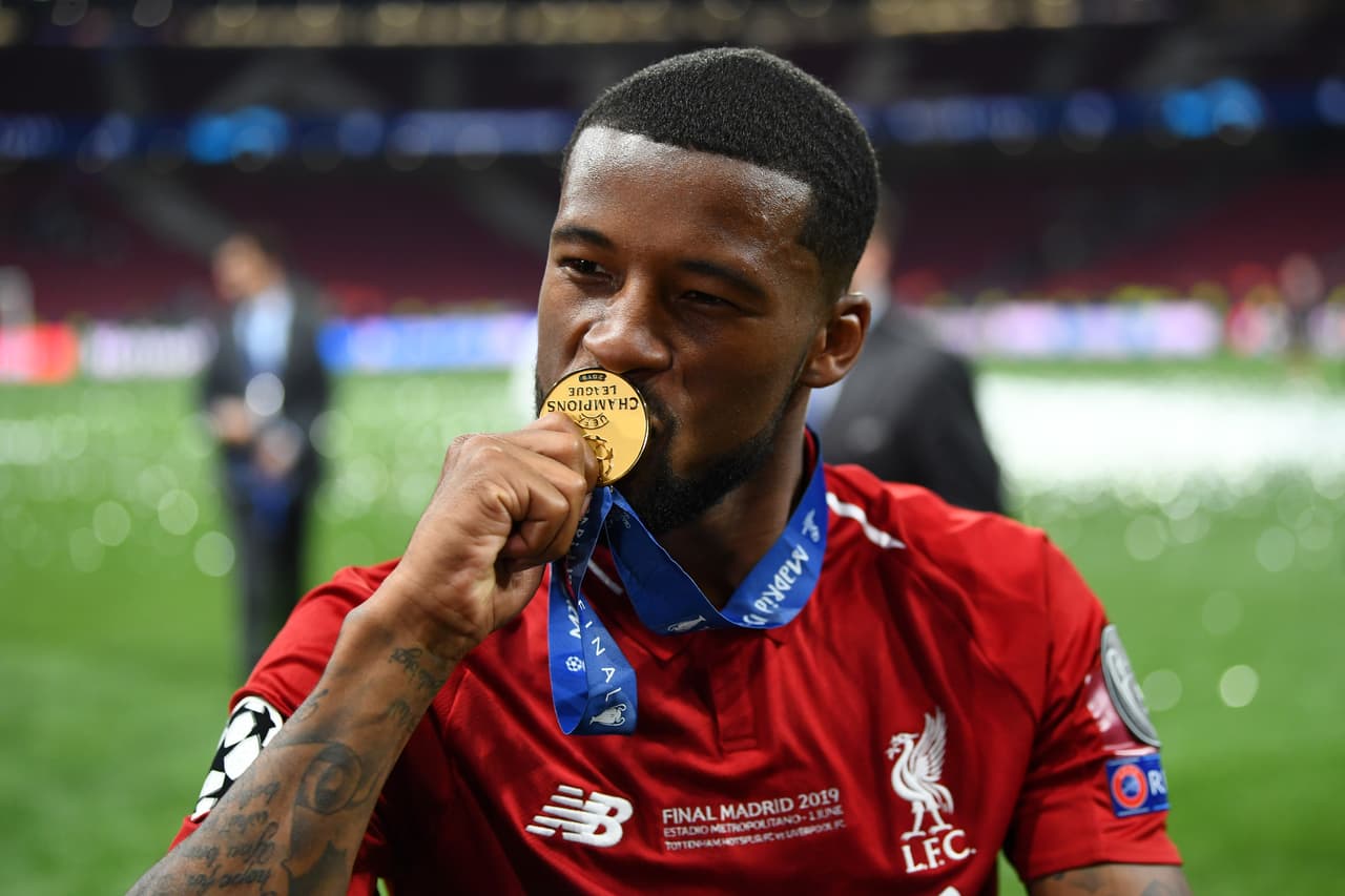 Georginio Wijnaldum celebra 150 partidos con la camiseta del Liverpool, y ya tiene una Champions League.