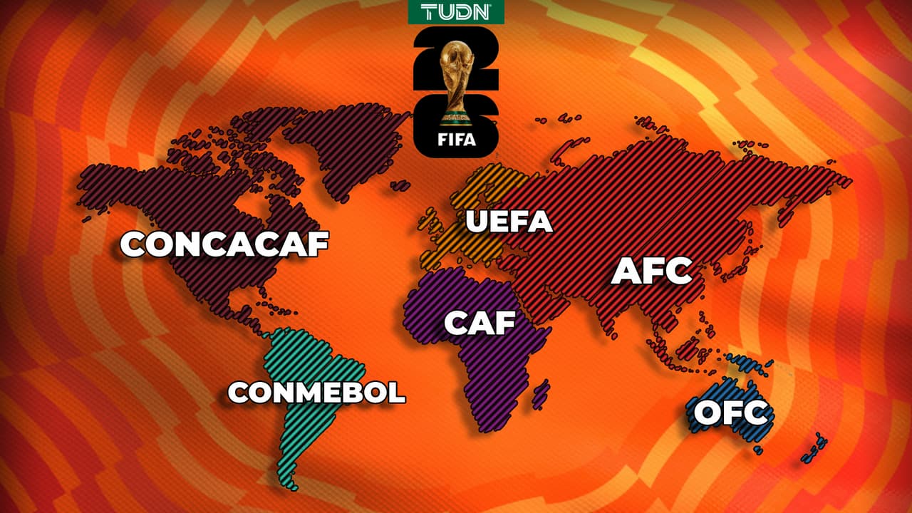 Así se reparten los boletos para el Mundial 2026 por cada confederación