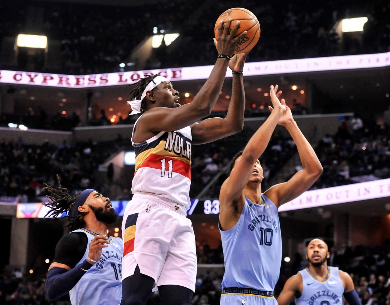 <b>New Orleans 105-85 Memphis</b>. Cuatro jugadores de los Pelicans (22-25) anotaron 20 o más puntos (Julius Randle, Jahlil Okafor, Jrue Holiday y Nikola Mirotic, para vencer a los Grizzlies (19-28).