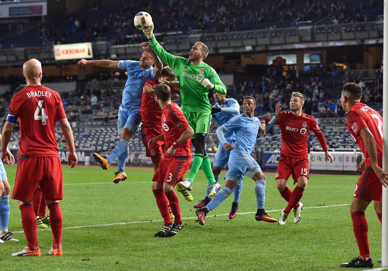 NYCFC y Toronto FC vuelven a encontrarse en el Yankee Stadium.