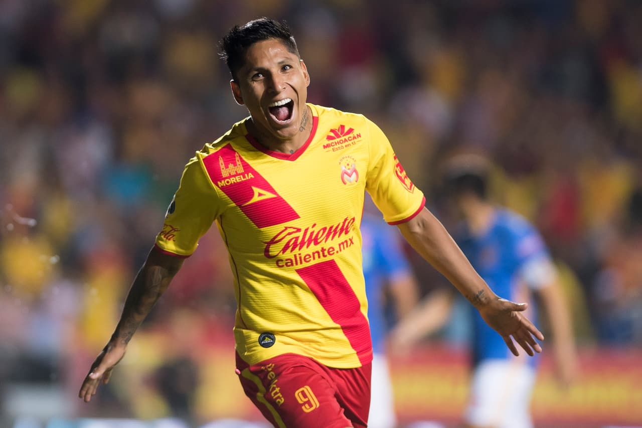 Raúl Ruidíaz, delantero de Morelia que jugará repechaje con Perú.