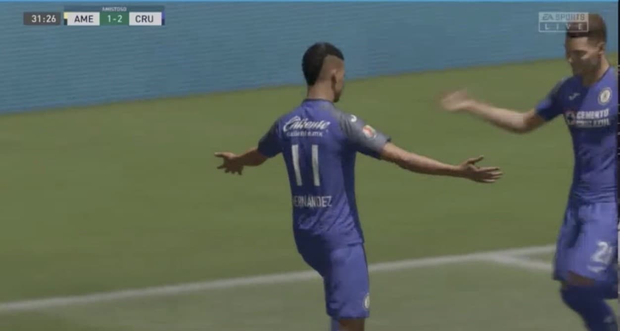 Santiago Giménez y la Máquina fueron los encargados de darle un baile y una goleada a las Águilas de Nicolás Benedetti.