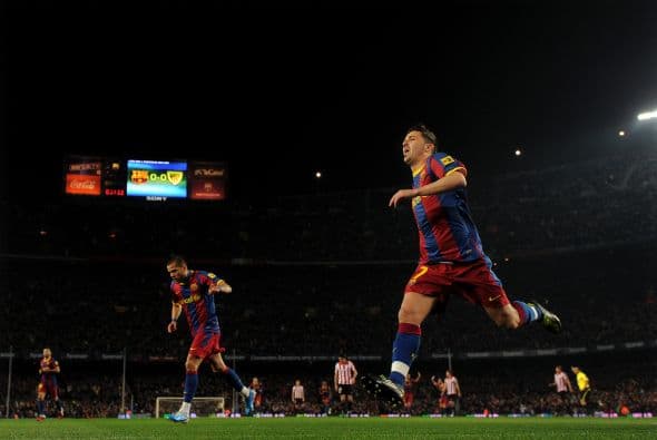 No pasó mucho para que el Barça se pusiera en ventaja.