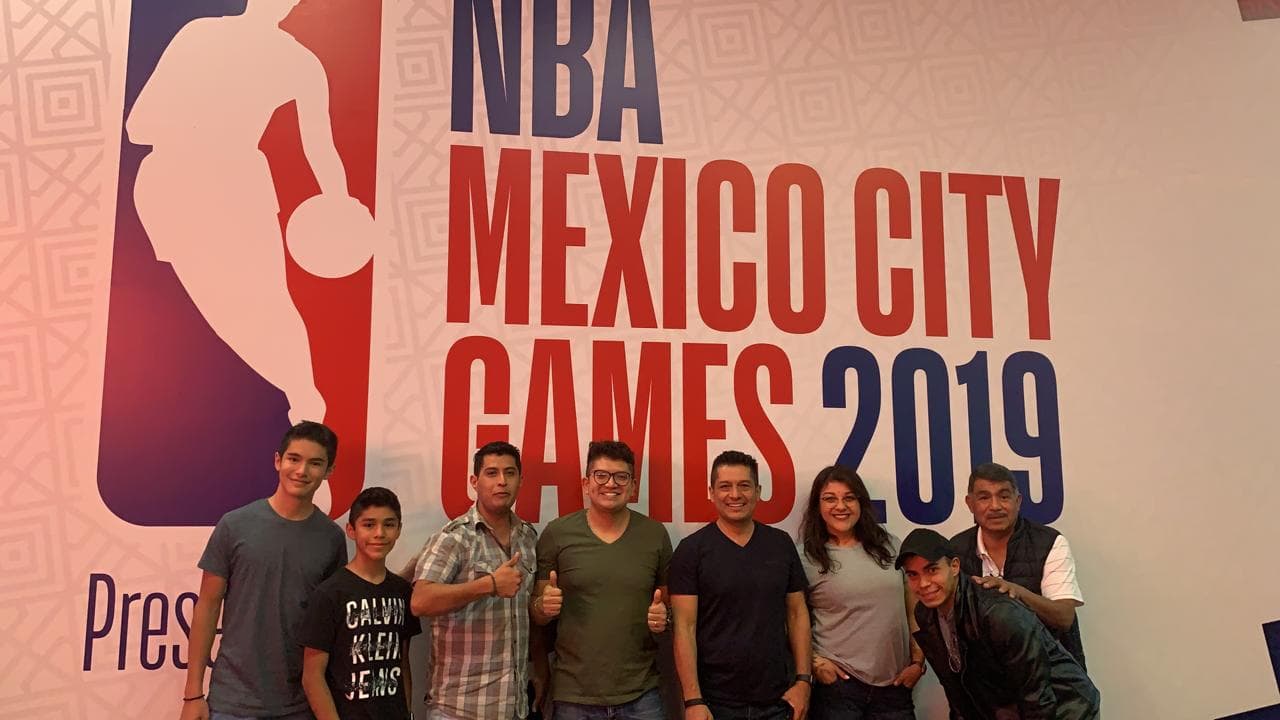 El Arena Ciudad de México esta listo para albergar el duelo de la NBA entre Spurs y Suns.