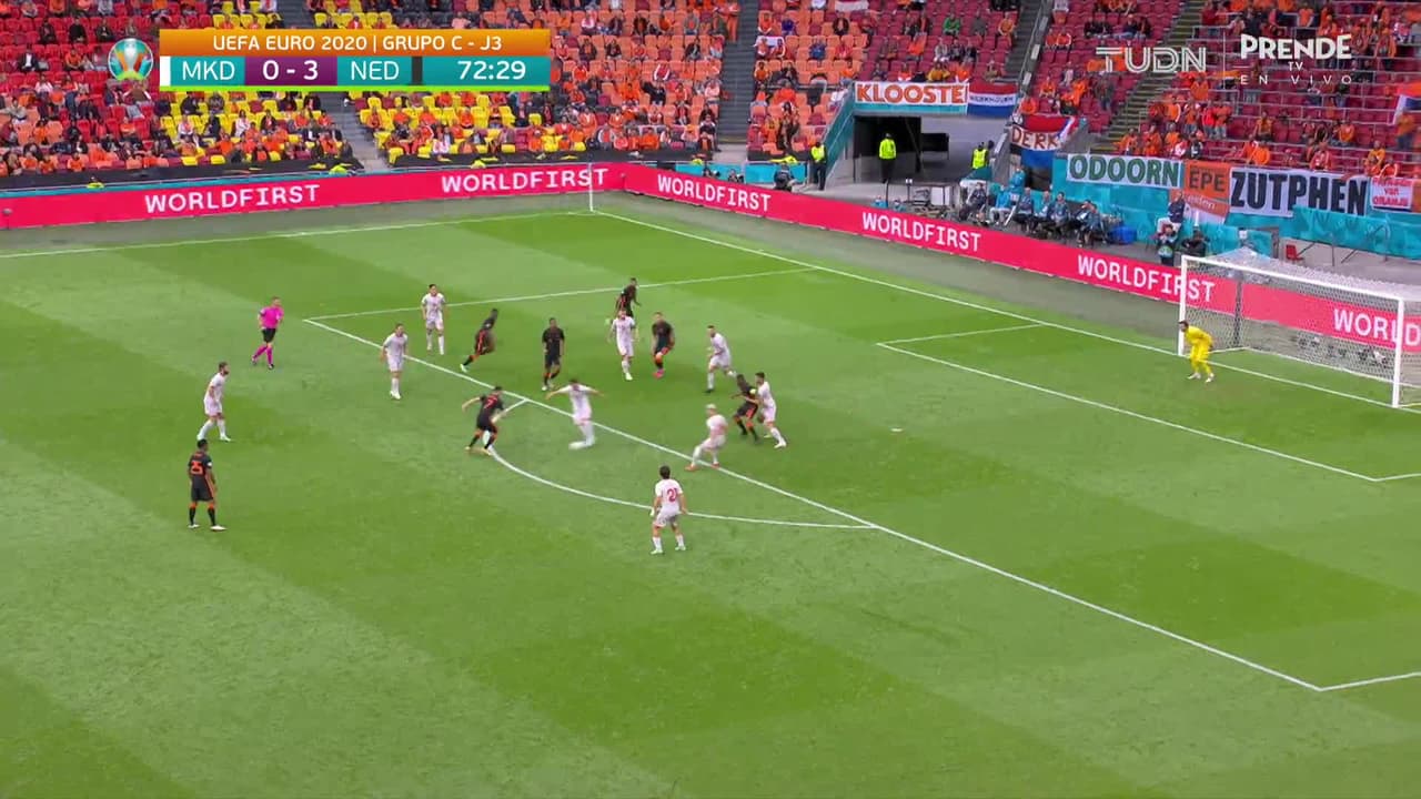 ¡TIRO ATAJADO! disparo por Jurrien Timber.