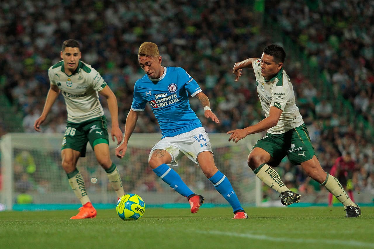 Cruz Azul tiene tres seleccionados chilenos: el último es Martín Rodríguez que juega por el extremo.