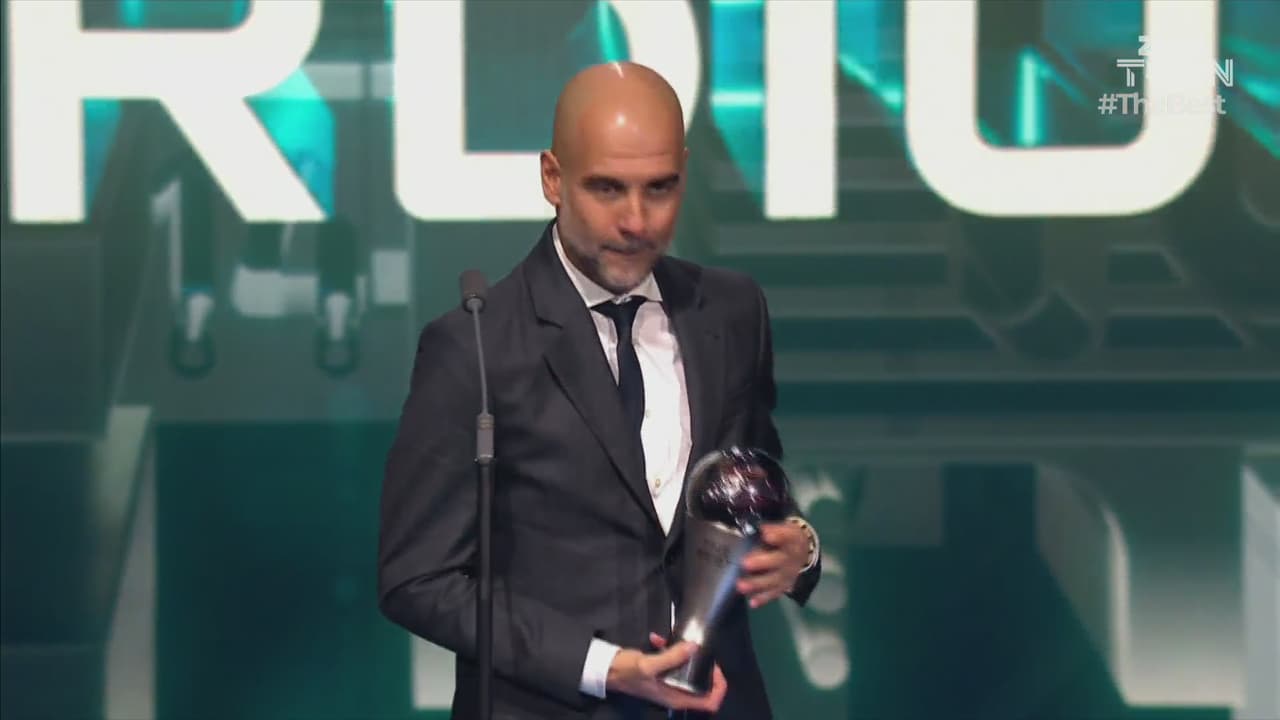 Josep Guardiola se lleva el premio The Best al Entrenador del Año 2023