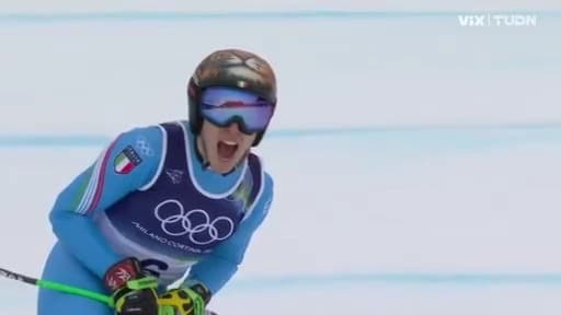 La italiana Federica Brignone conquista su cuarta medalla olímpica, pero por primera vez gana el oro.