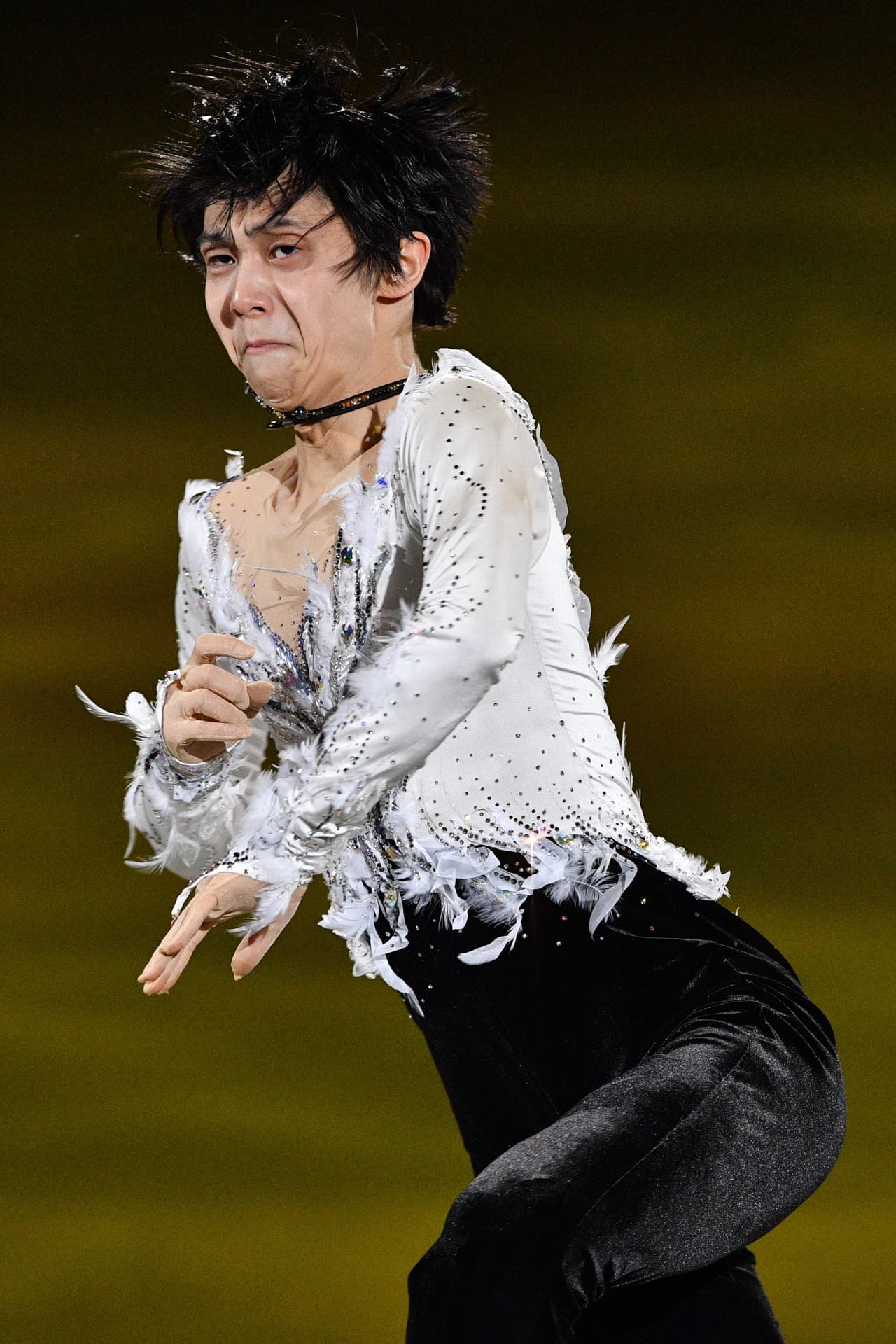 Yuzuru Hanyu del equipo de Japón.