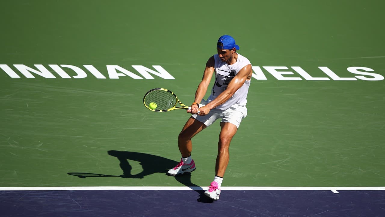 Rafael Nadal busca su cuarto título en Indian Wells.
