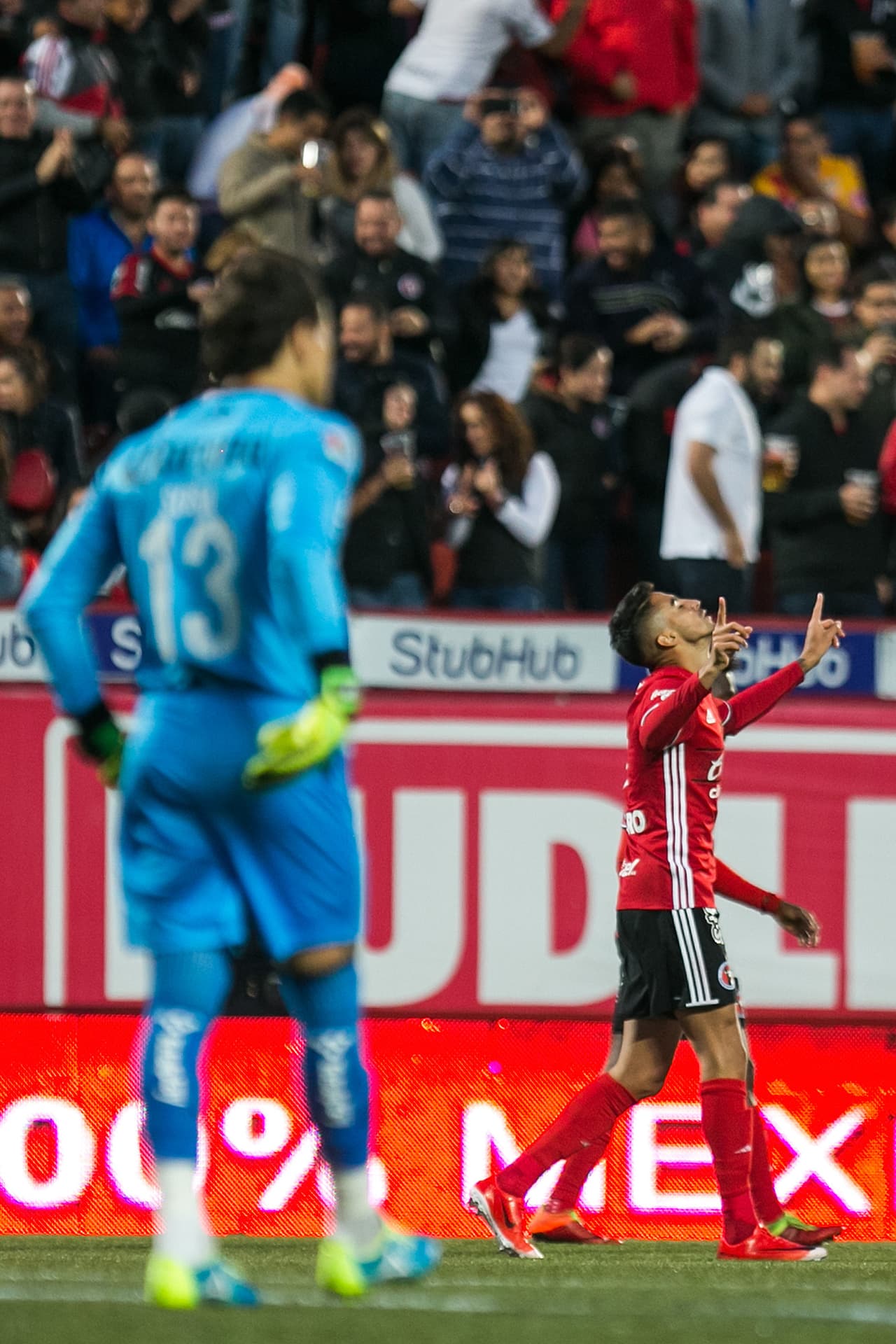 Juan Martín Lucero marcó el segundo y definitivo al minuto 80. Tijuana ganó 2 goles a 0.