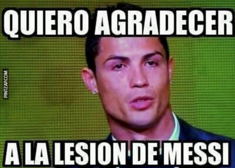 Lionel Messi se lesionó pero las redes sociales lo tomaron con humor