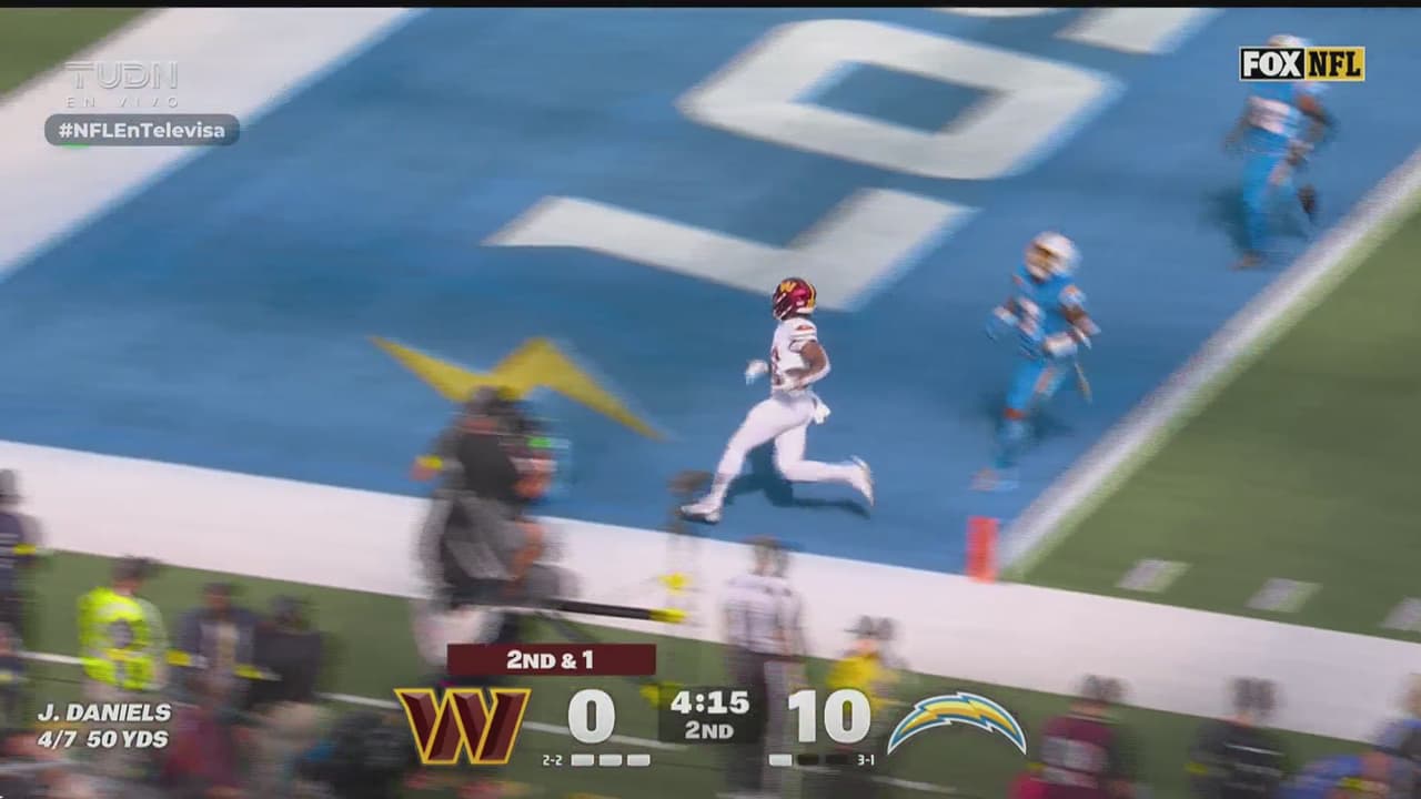 ¡Commanders se ponen en el marcador con el touchdown de Croskey-Merritt