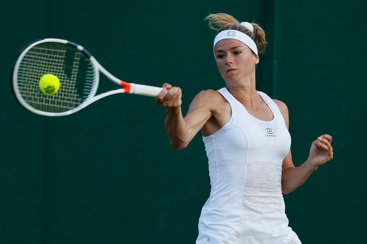 Giorgi remontó su partido contra la estadounidense Madison Keys tras perder 6-4 el primer set e imponerse 7-6 (12), 6-1.