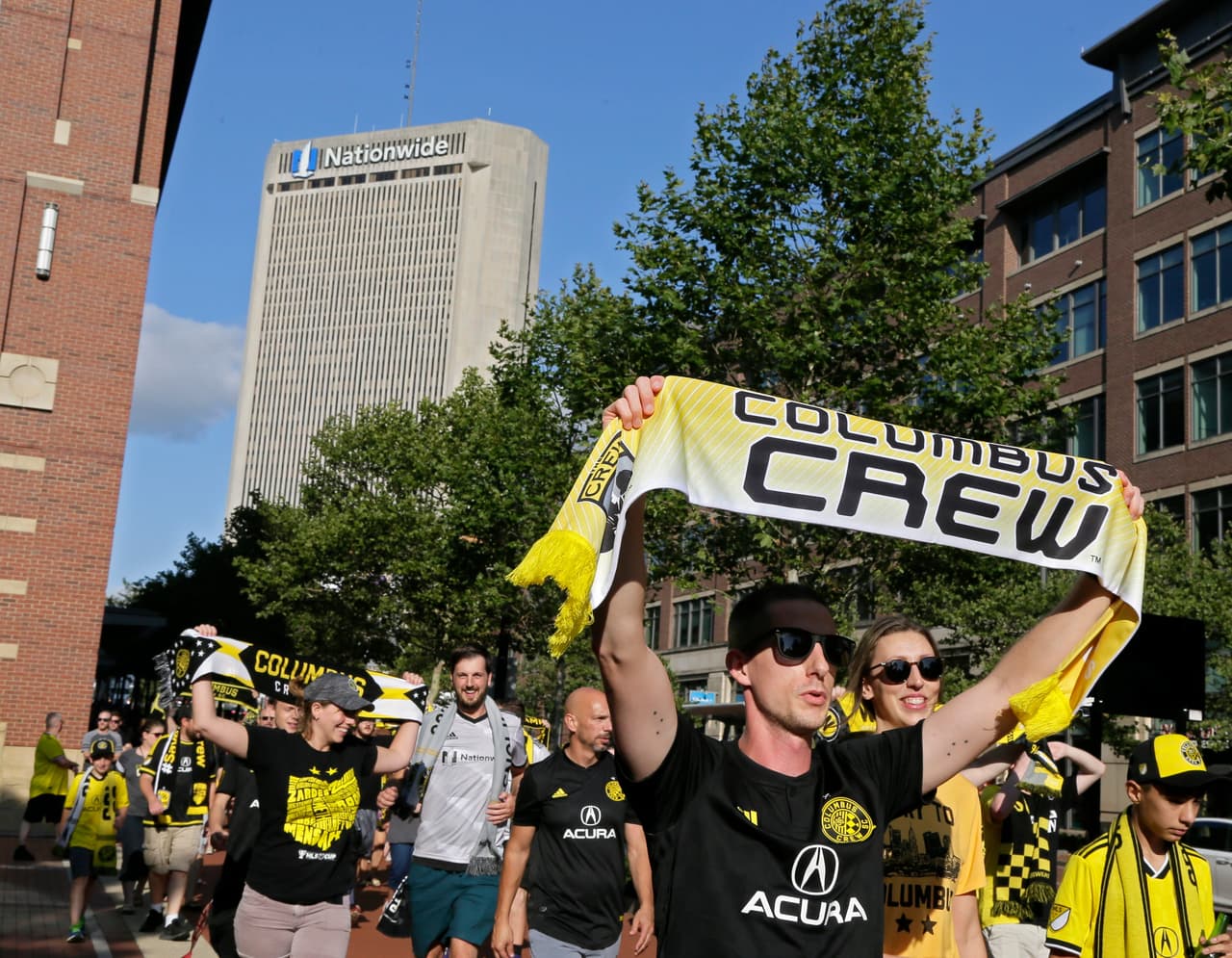 El nuevo estadio, ubicado en el centro de la ciudad de Columbus es punto de reunión de los aficionados.
<br>