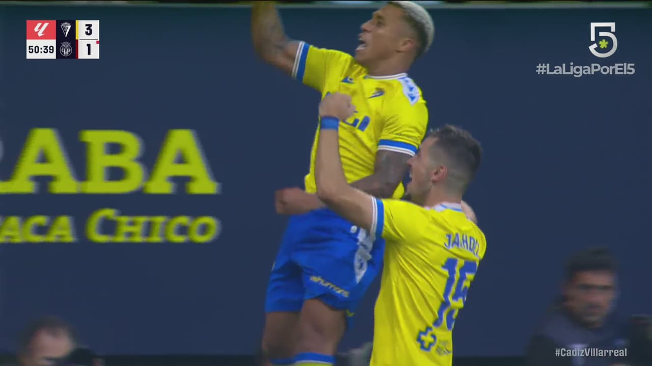 Resumen | En su casa y con su gente, Cádiz hunde al Villareal con triunfo