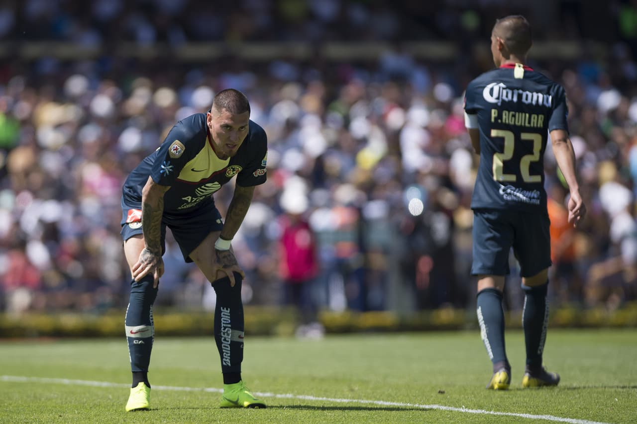 El chileno Nicolás Castillo no pesó con América en la derrota de su nuevo equipo contra su 'ex', Pumas, que se impuso 1-0 en el estadio Olímpico Universitario, donde antes fue ídolo y ahora pasó con poco suceso.