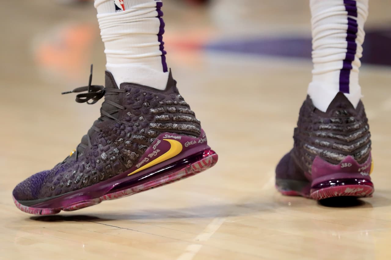 Los Nike de LeBron James #23 de Los Angeles Lakers.