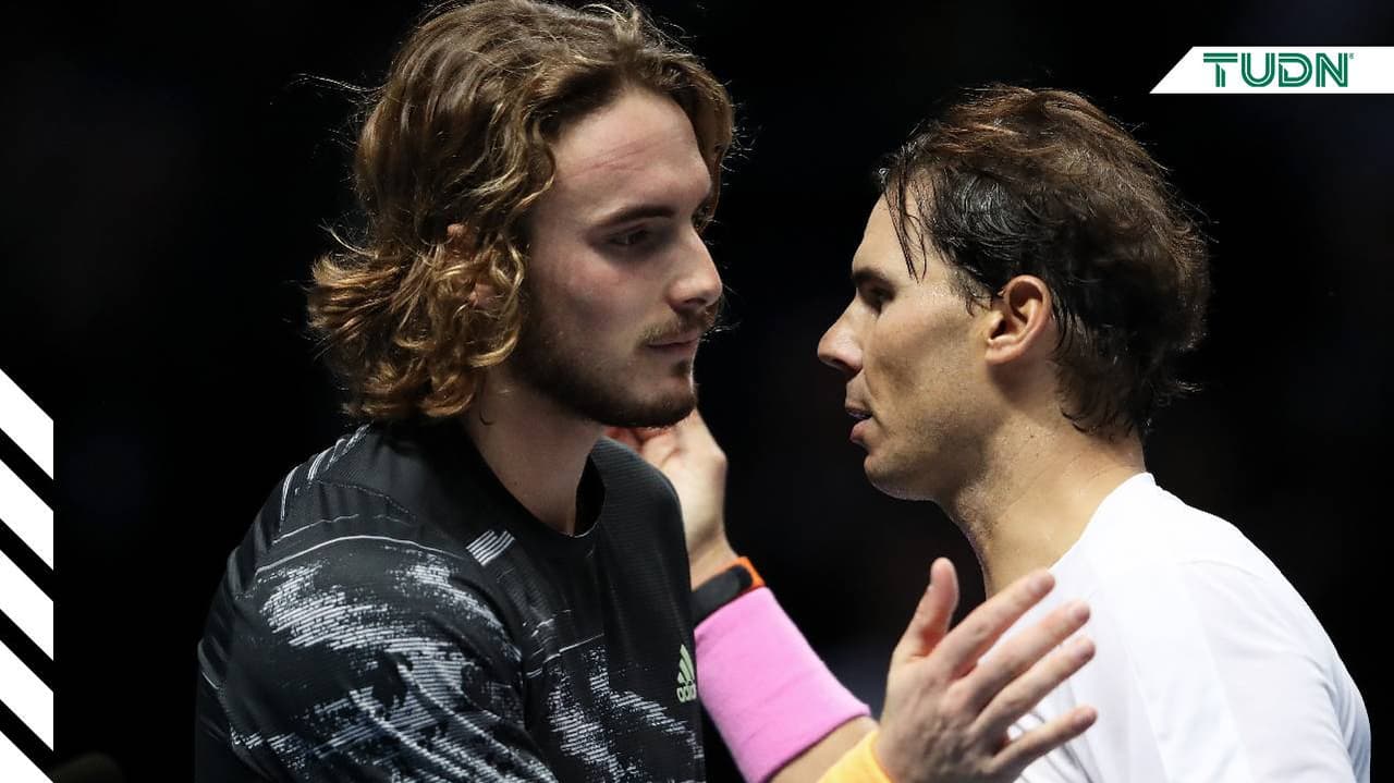 Nadal doblega a Tsitsipas y prende velas en la Copa Masters