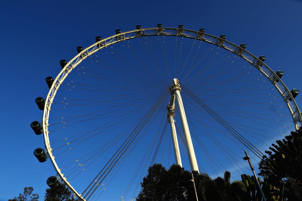 Estas son las postales previas a la fiesta del Gran Premio de Singapur en temporada del 2018 en la Fórmula 1.