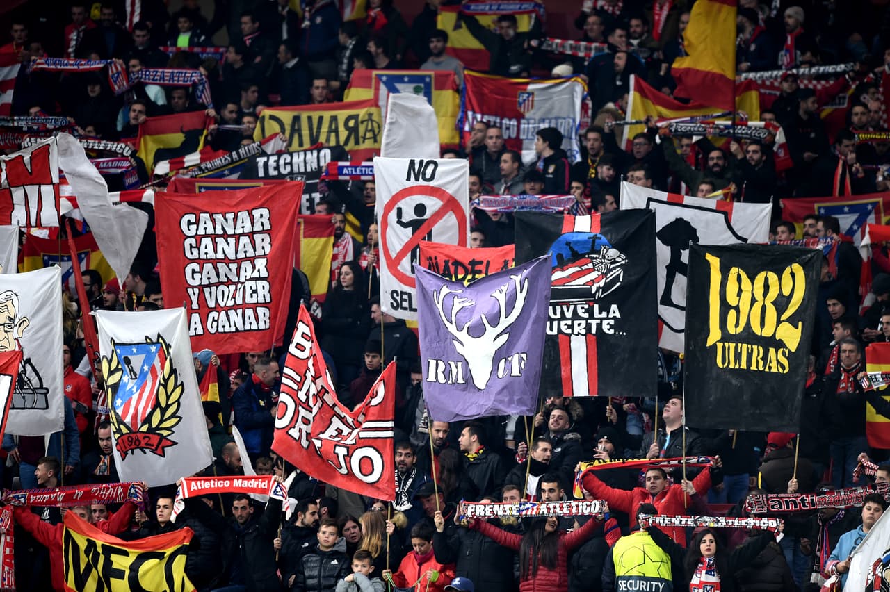 Los rojiblancos se hacían sentir en el Metropolitano para esta jornada de la UEFA Champions League.
