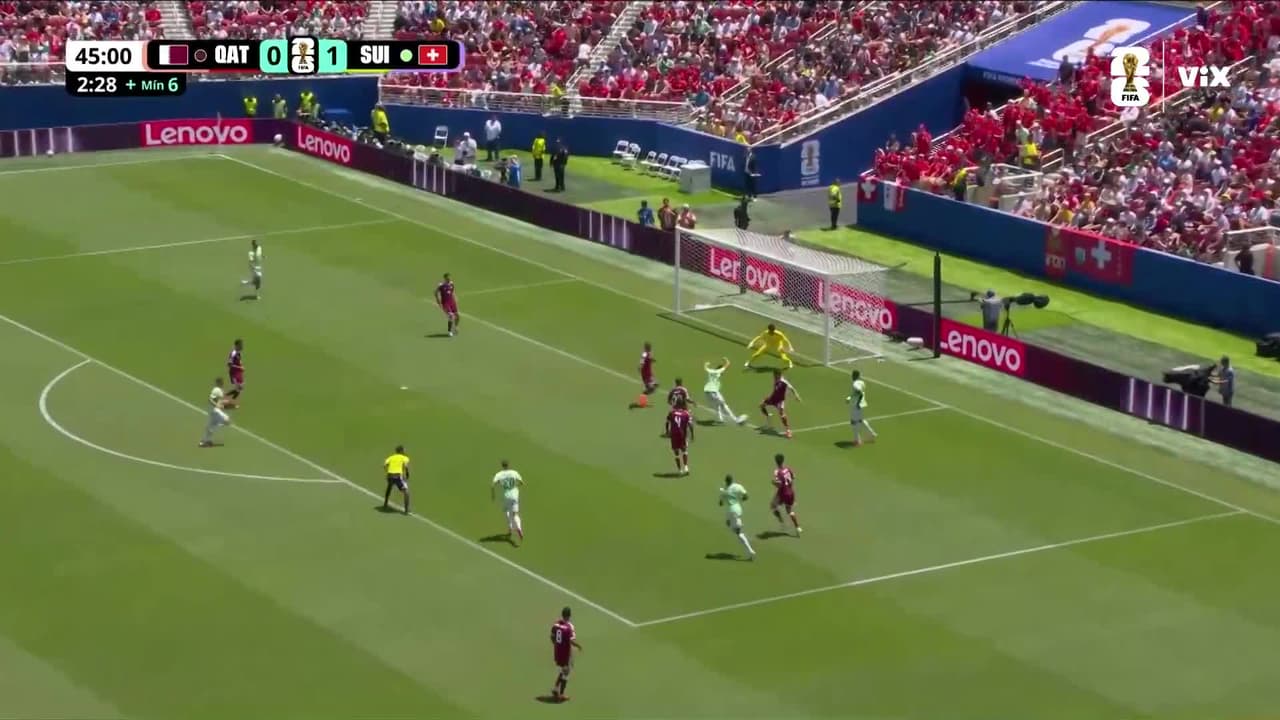 ¡Casi golazo de Catar! Se queda a centímetros del empate