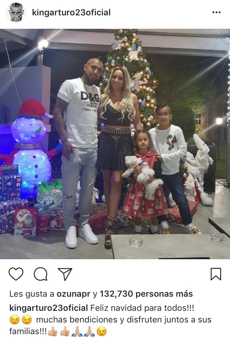 El 'Rey Arturo' envió sus mejores deseos a los seguidores chilenos.