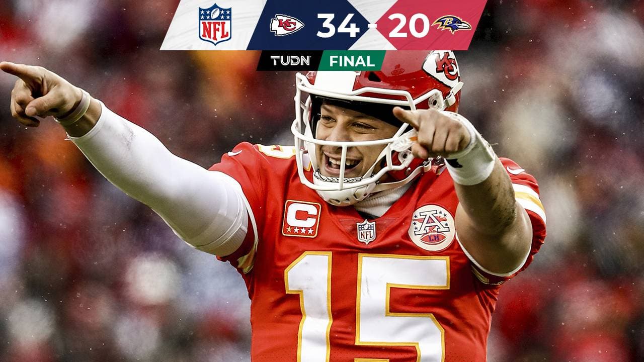 Chiefs arrolló a Ravens con recital de Patrick Mahomes