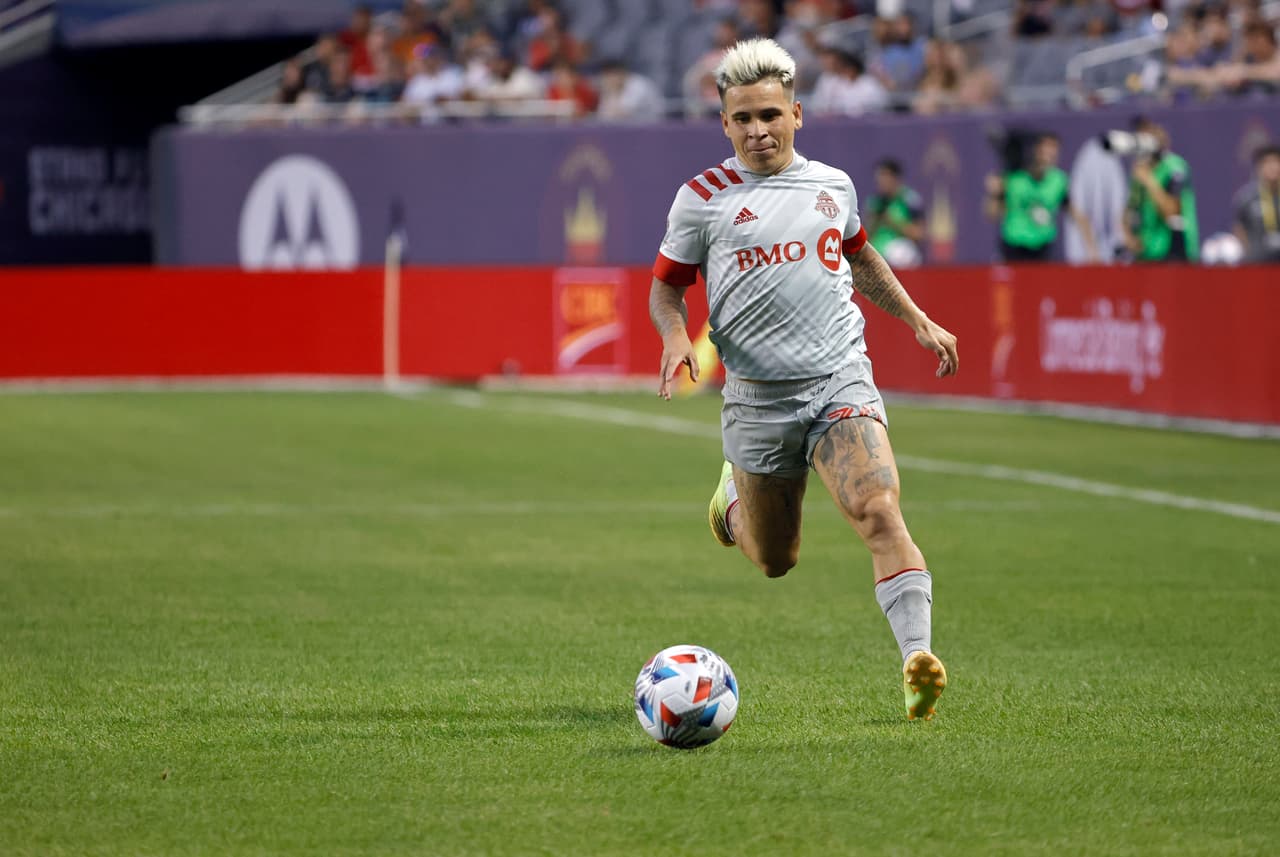 El venezolano Yeferson Soteldo marcó uno de los tantos de Toronto FC.
<br>