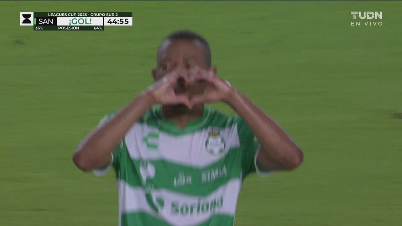 ¡Gol de Santos! Harold Preciado descuenta con un fierrazo ante Houston
