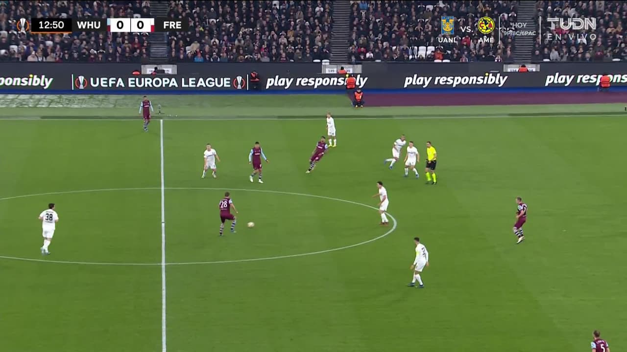 ¡GOL!  anota para West Ham United. Mohammed Kudus