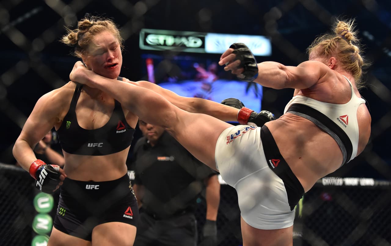 Rousey, de 34 años, dijo que está embarazada desde enero.