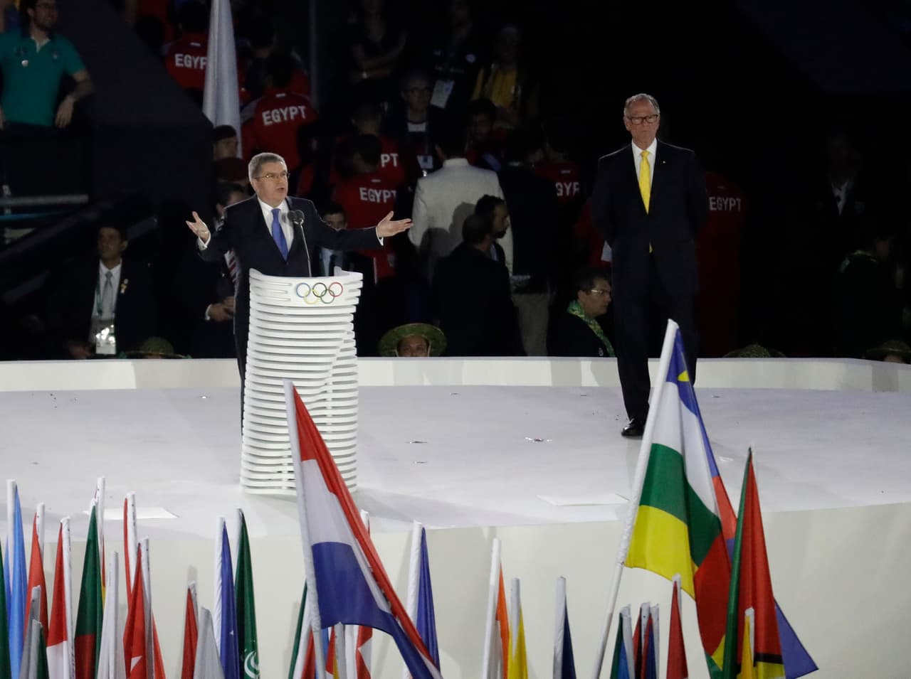 Thomas Bach, presidente del Comité Olímpico Internacional, pidió respeto a los valores olímpicos.