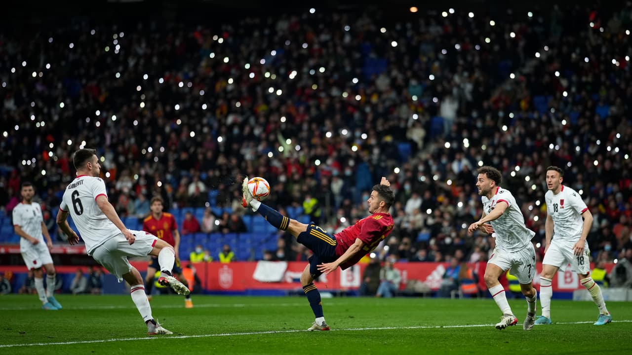 España sacó un apurado triunfo ante la Selección de Albania en un encuentro que dejó la emoción para los minutos finales.