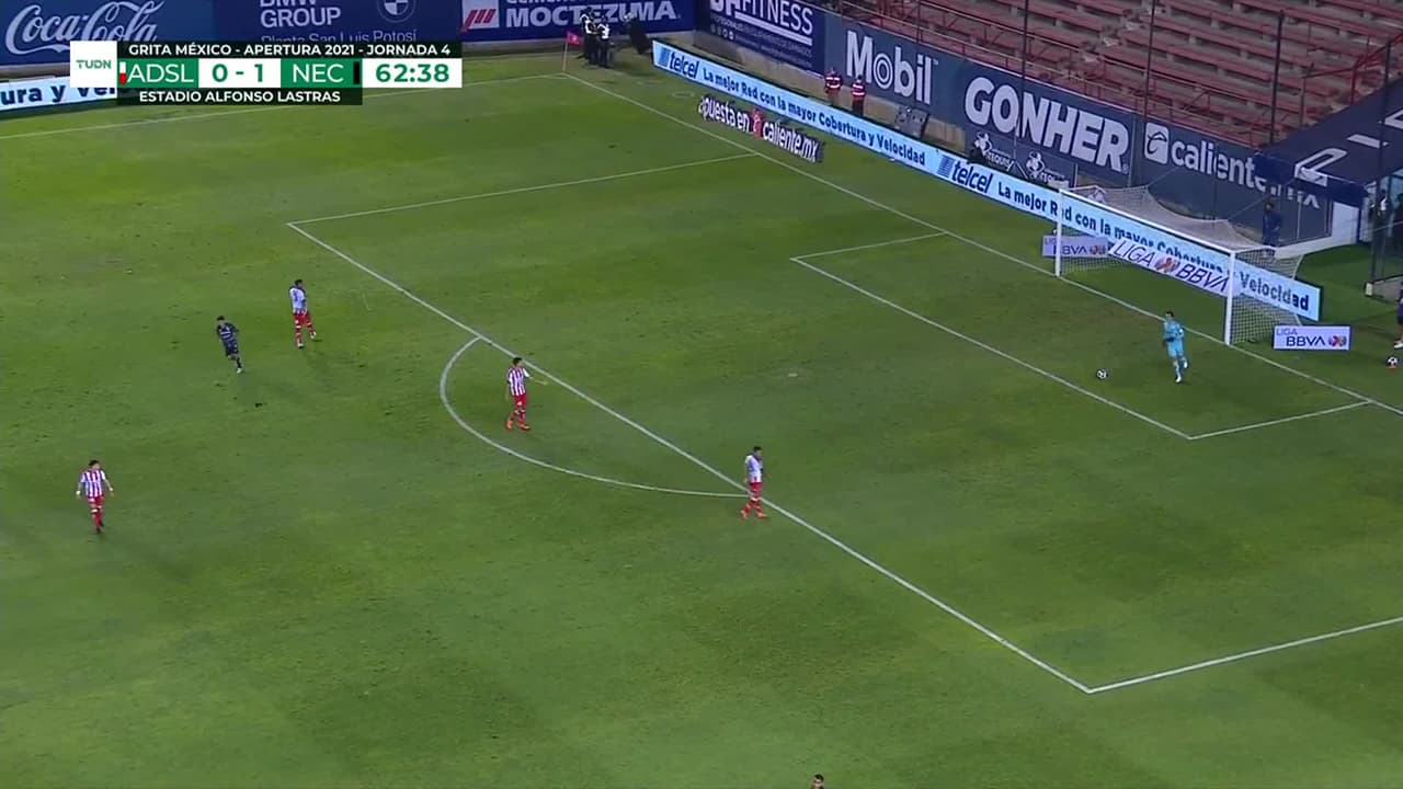 ¡TIRO ATAJADO! disparo por Rodrigo Aguirre.