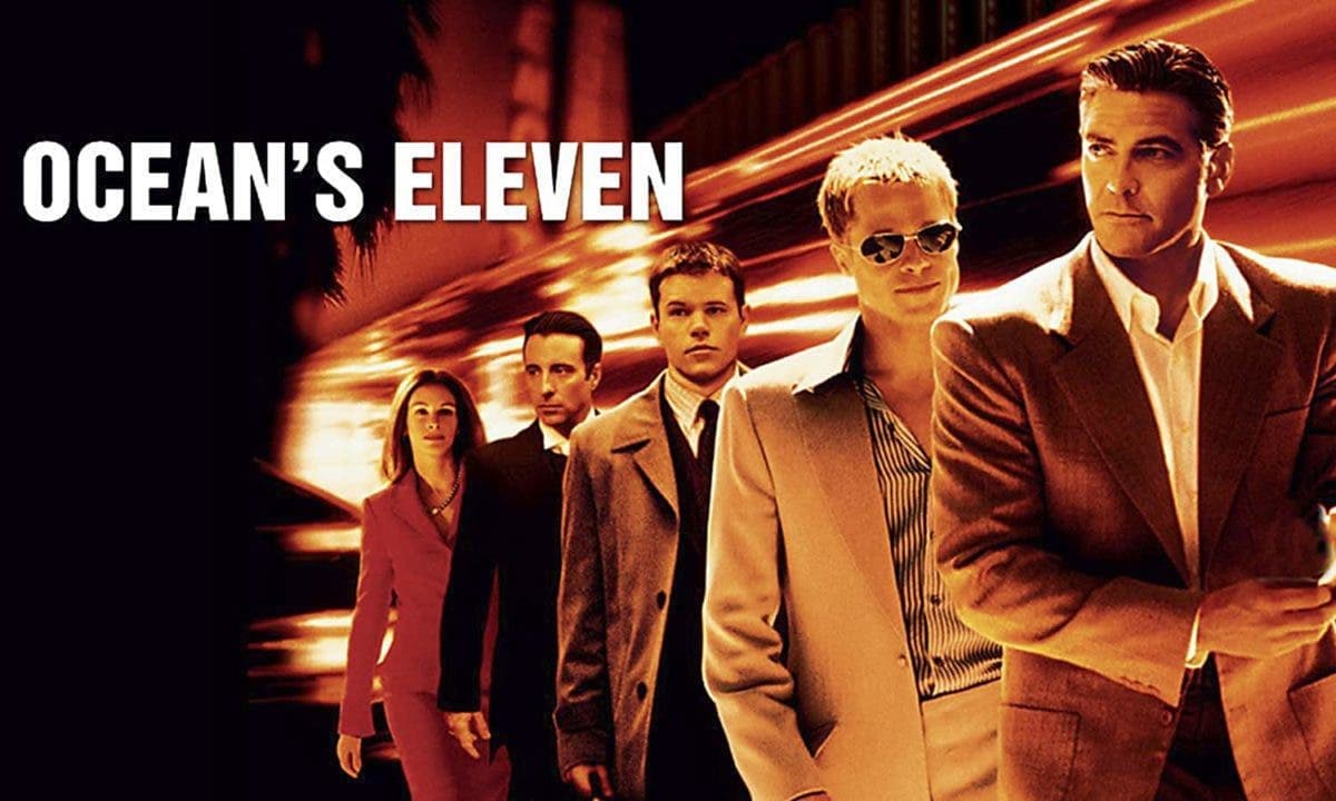 Ocean's Eleven
<br>La película narra la historia de un carismático criminal que reúne un gran equipo para llevar a cabo un gran asalto en Las Vegas.