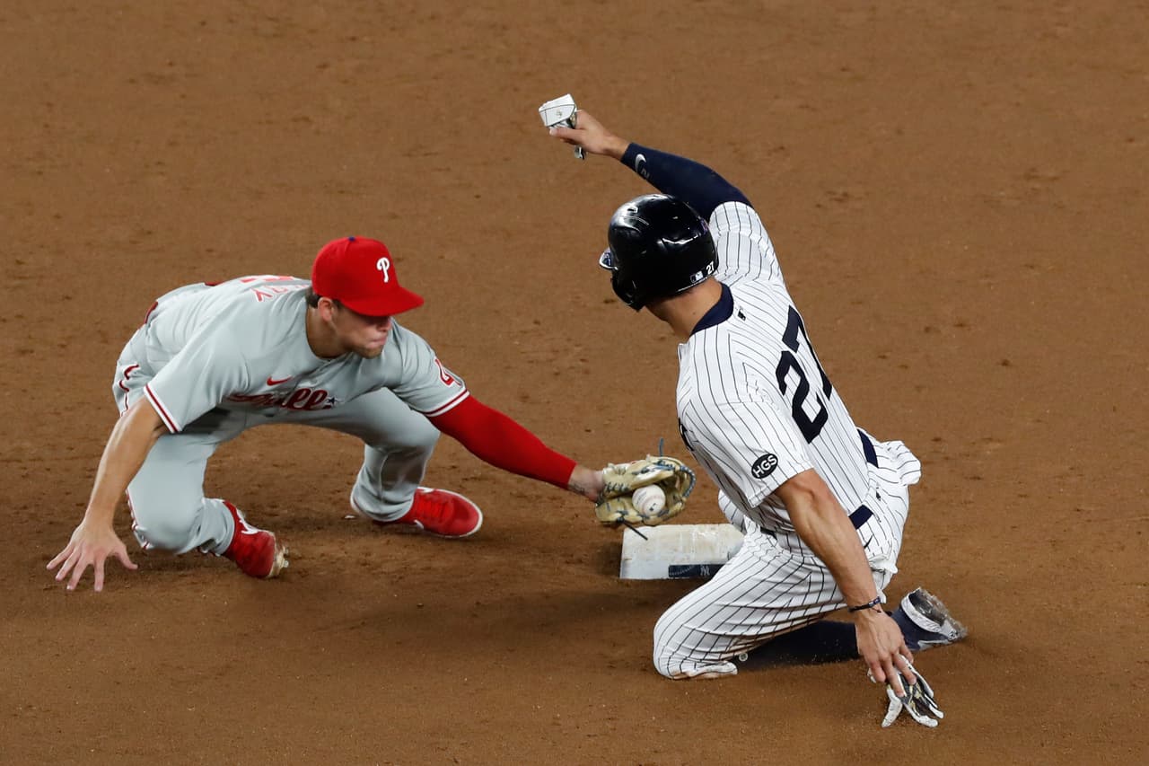 <b>Giancarlo Stanton</b>, de los New York Yankees, está en la lista de lesionados por un esguince muscular en la pierna izquierda.