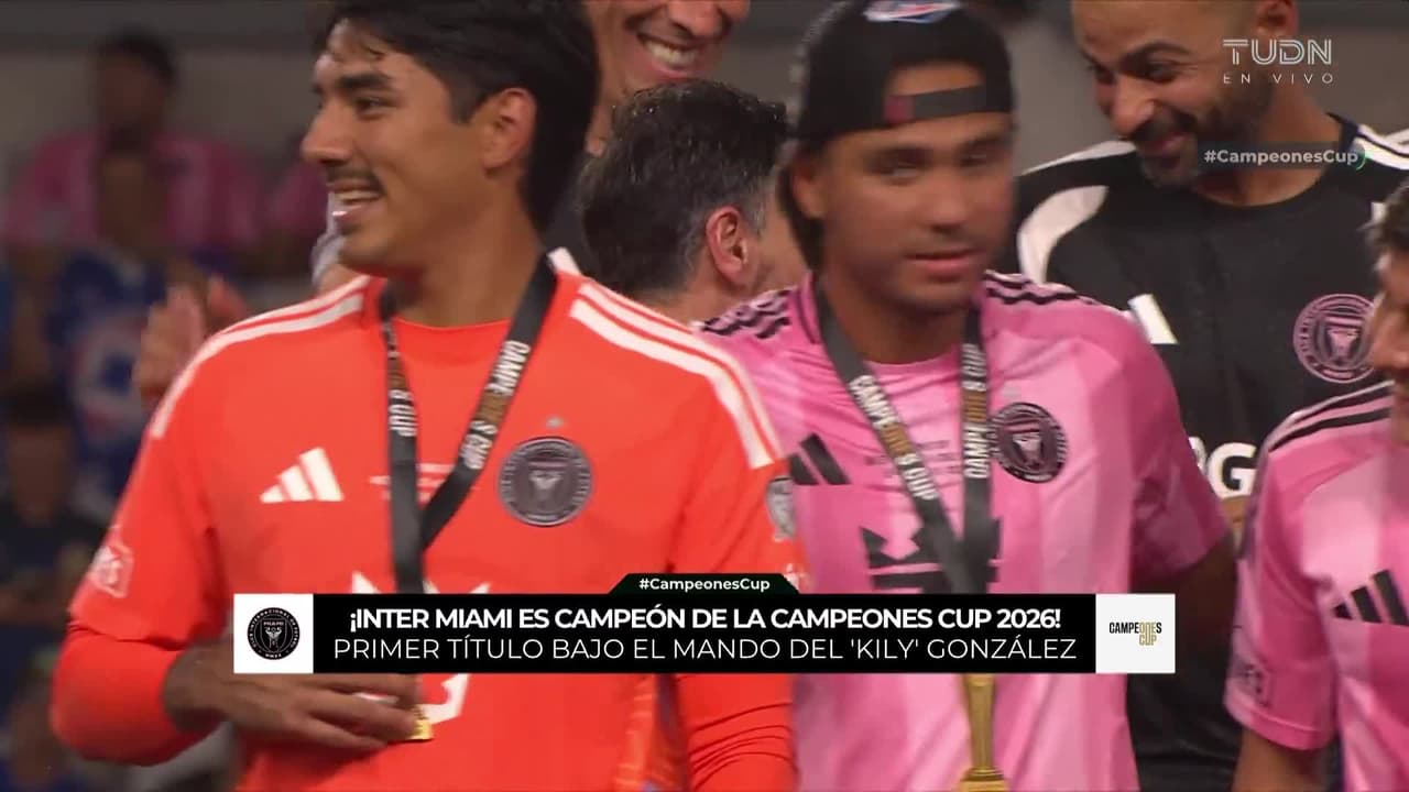 ¡Asì levanta Lionel Messi su título número 49! ¡La Campeones Cup con el Inter de Miami!