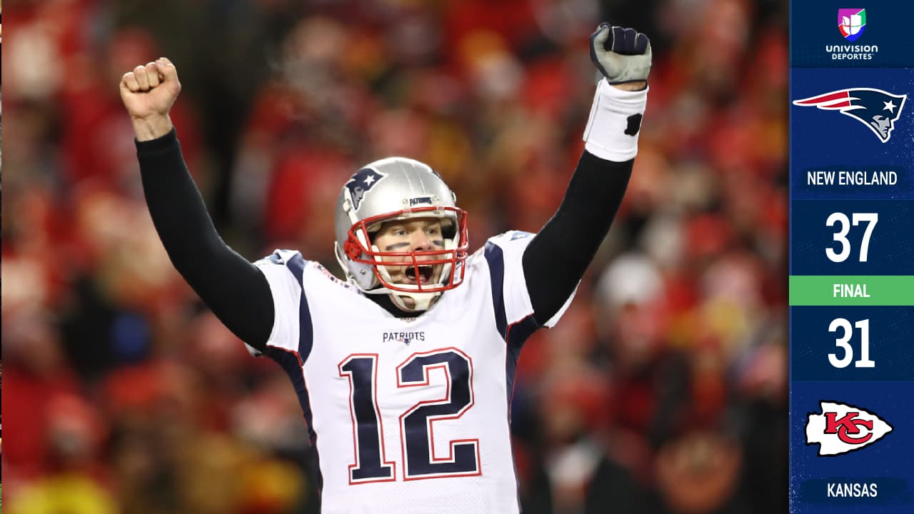 ¡Dinastía indomable! Patriots superan a Chiefs con drama y llegan otra vez al Super Bowl