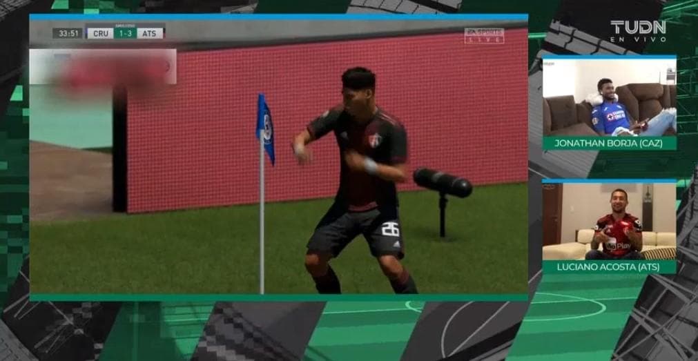 <b>3.- Atlas</b>
<br>Cruz Azul 1-4 Atlas | Luciano Acosta le dio al Atlas sus primeros tres puntos en la nueva eLiga MX.