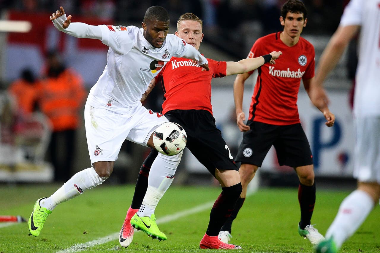 17. Anthony Modeste (Köln) - Una asistencia y 22 goles en la presente Bundesliga (participación en 23 anotaciones) tienen an este joven delantero en el radar de la Premier League; Everton y West Ham son los equipos que más han sonado.