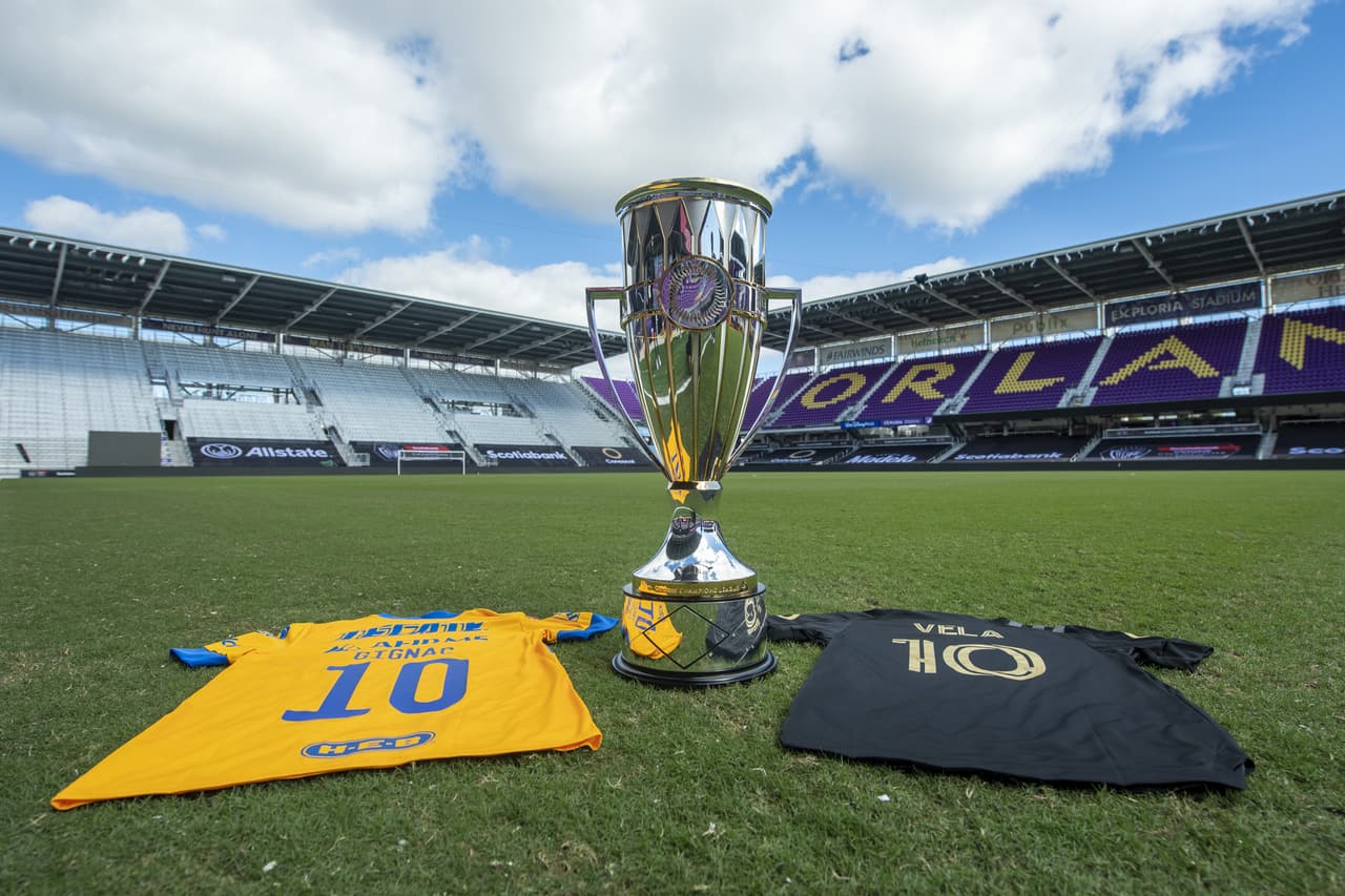 Todo listo para la Final de la Concachampions entre Tigres y LAFC | Así luce el espectacular trofeo de la Concacaf Champions League 2020.